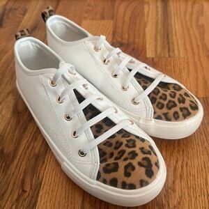Austin Trading Co. Company Girls Leopard Casual Tennis Shoe Sneaker size 3